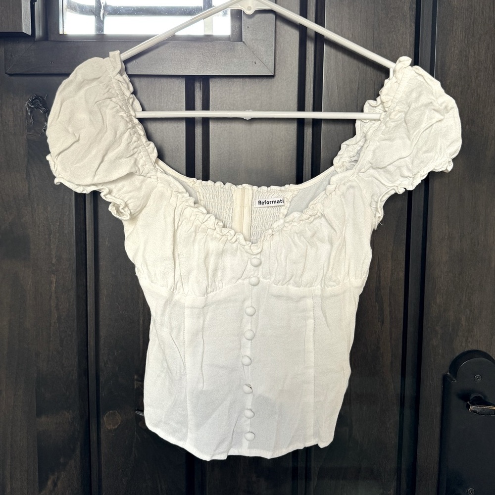 Reformation top size 0